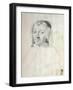 Portrait of Anne of Austria (1601-166), before 1643-Claude Mellan-Framed Giclee Print