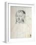 Portrait of Anne of Austria (1601-166), before 1643-Claude Mellan-Framed Giclee Print