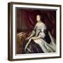 Portrait of Anne of Austria (1601-166)-Henri Beaubrun-Framed Giclee Print