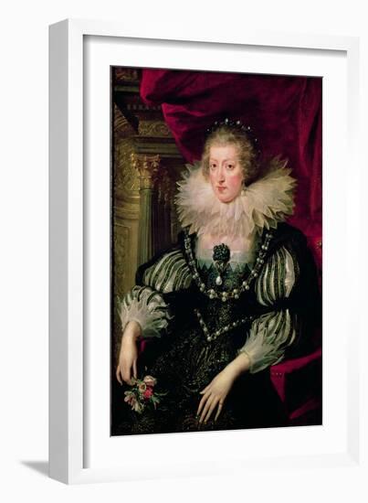 Portrait of Anne of Austria (1601-66) Infanta of Spain, Queen of France and Navarre-Peter Paul Rubens-Framed Giclee Print