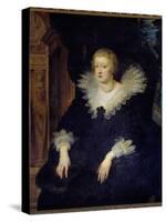 Portrait of Anne of Austria, Queen of France (1601-1666) Wife by Louis XIII (1601-1643) Painting By-Peter Paul Rubens-Stretched Canvas