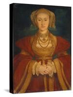 Portrait of Anne of Cleves, 1539-Hans Holbein the Younger-Stretched Canvas