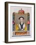 Portrait of Anne of Cleves 4th Queen of Henry VIII from "Memoirs of the Court of Queen Elizabeth"-Sarah Countess Of Essex-Framed Giclee Print