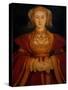 Portrait of Anne of Cleves-Hans Holbein the Younger-Stretched Canvas