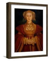 Portrait of Anne of Cleves-Hans Holbein the Younger-Framed Giclee Print
