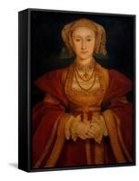 Portrait of Anne of Cleves-Hans Holbein the Younger-Framed Stretched Canvas