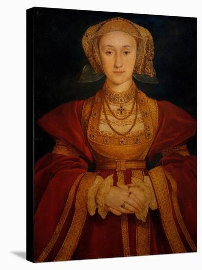 Portrait of Anne of Cleves-Hans Holbein the Younger-Stretched Canvas