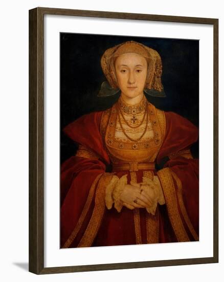 Portrait of Anne of Cleves-Hans Holbein the Younger-Framed Giclee Print