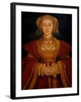 Portrait of Anne of Cleves-Hans Holbein the Younger-Framed Giclee Print