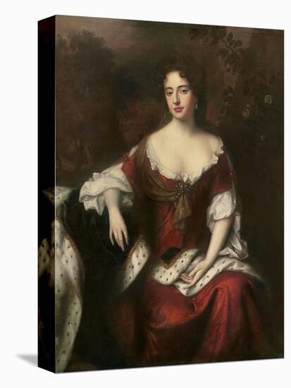 Portrait of Anne, Queen of Great Britain and Ireland-William Wissing-Stretched Canvas