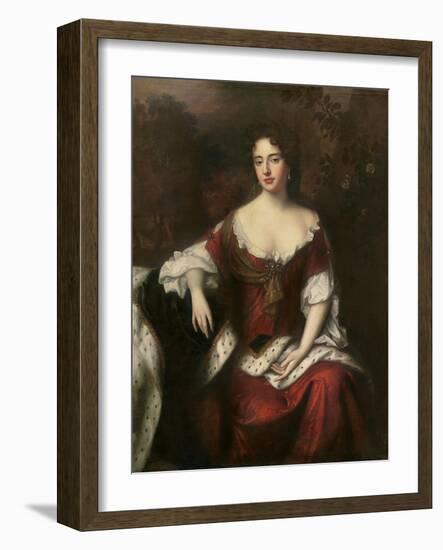 Portrait of Anne, Queen of Great Britain and Ireland-William Wissing-Framed Giclee Print