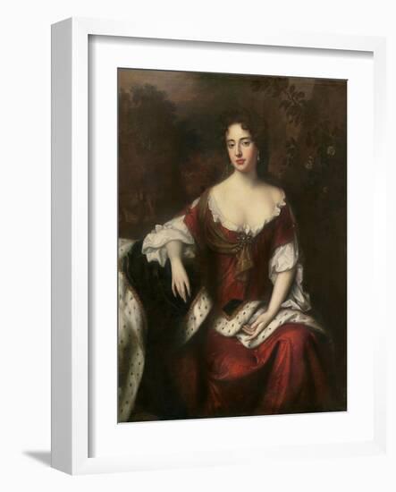 Portrait of Anne, Queen of Great Britain and Ireland-William Wissing-Framed Giclee Print