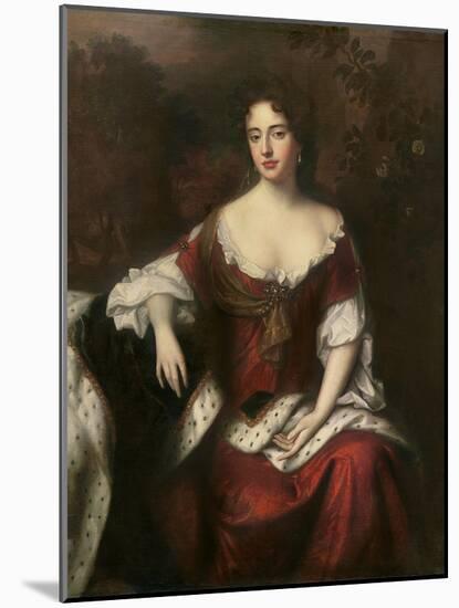 Portrait of Anne, Queen of Great Britain and Ireland-William Wissing-Mounted Giclee Print