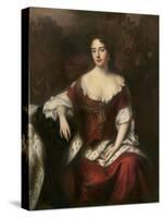 Portrait of Anne, Queen of Great Britain and Ireland-William Wissing-Stretched Canvas