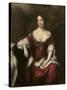 Portrait of Anne, Queen of Great Britain and Ireland-William Wissing-Stretched Canvas