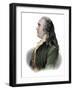 Portrait of Anne Robert Jacques Turgot baron de l'Aulne (1727-1781) French economist and statesman-French School-Framed Giclee Print