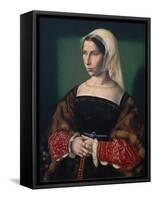 Portrait of Anne Stafford, C.1535-Ambrosius Benson-Framed Stretched Canvas