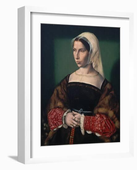 Portrait of Anne Stafford, C.1535-Ambrosius Benson-Framed Giclee Print