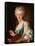 Portrait of Anne Vallayer-Coster, 1783-Alexander Roslin-Framed Stretched Canvas