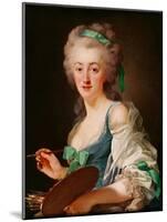 Portrait of Anne Vallayer-Coster, 1783-Alexander Roslin-Mounted Giclee Print