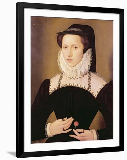 Portrait of Anne Waltham, 1572-Francois Quesnel-Framed Giclee Print