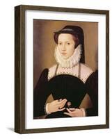 Portrait of Anne Waltham, 1572-Francois Quesnel-Framed Giclee Print