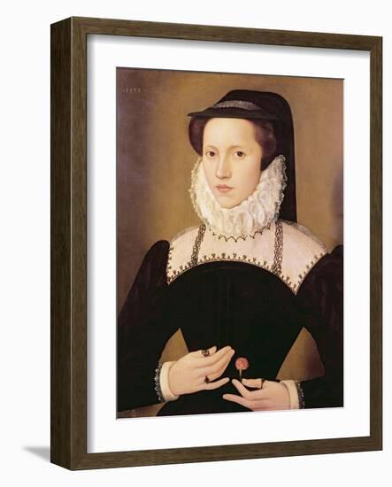 Portrait of Anne Waltham, 1572-Francois Quesnel-Framed Giclee Print