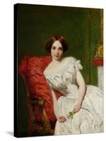 Portrait of Annie Gambart-William Powell Frith-Stretched Canvas