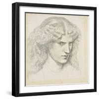 Portrait of Annie Miller, 1860s-Dante Gabriel Charles Rossetti-Framed Giclee Print