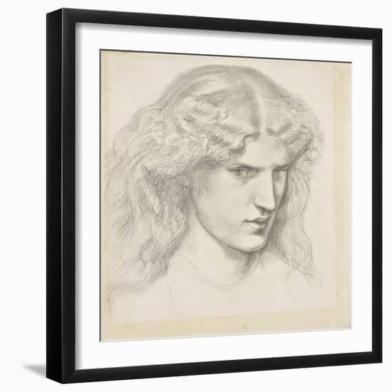 Portrait of Annie Miller, 1860s-Dante Gabriel Charles Rossetti-Framed Giclee Print