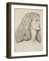 Portrait of Annie Miller, C.1860-Dante Gabriel Rossetti-Framed Giclee Print