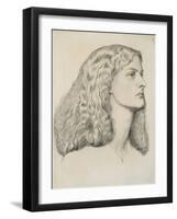 Portrait of Annie Miller, C.1860-Dante Gabriel Rossetti-Framed Giclee Print