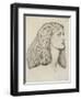 Portrait of Annie Miller, C.1860-Dante Gabriel Rossetti-Framed Giclee Print