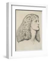 Portrait of Annie Miller, C.1860-Dante Gabriel Rossetti-Framed Giclee Print