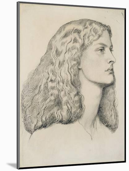 Portrait of Annie Miller, C.1860-Dante Gabriel Rossetti-Mounted Giclee Print