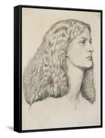 Portrait of Annie Miller, C.1860-Dante Gabriel Rossetti-Framed Stretched Canvas