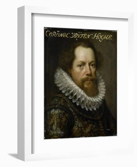 Portrait of Anthonie Van Utenhove-Paulus Moreelse-Framed Art Print