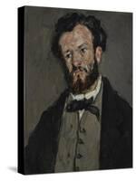 Portrait of Anthony Valabrègue, 1869-71-Paul Cezanne-Stretched Canvas