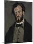 Portrait of Anthony Valabrègue, 1869-71-Paul Cezanne-Mounted Giclee Print