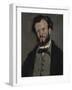 Portrait of Anthony Valabrègue, 1869-71-Paul Cezanne-Framed Giclee Print