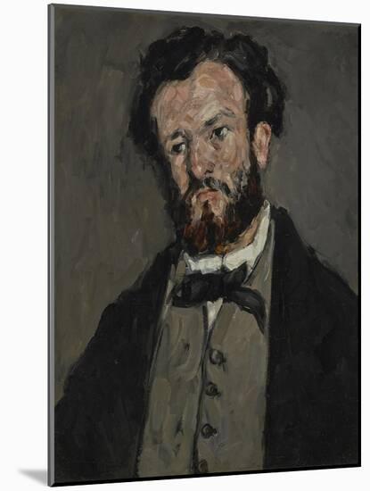 Portrait of Anthony Valabrègue, 1869-71-Paul Cezanne-Mounted Giclee Print