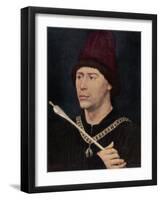 Portrait of Antoine, Bastard of Burgundy, C1456-Rogier van der Weyden-Framed Giclee Print