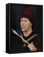 Portrait of Antoine, Bastard of Burgundy, C1456-Rogier van der Weyden-Framed Stretched Canvas