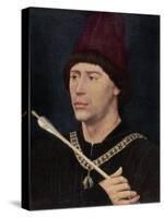 Portrait of Antoine, Bastard of Burgundy, C1456-Rogier van der Weyden-Stretched Canvas