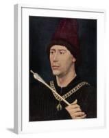 Portrait of Antoine, Bastard of Burgundy, C1456-Rogier van der Weyden-Framed Giclee Print