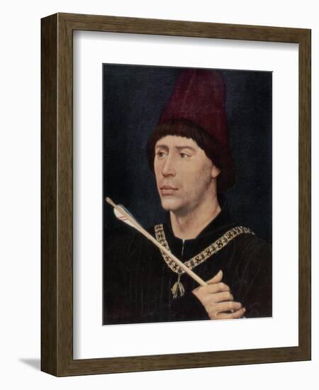 Portrait of Antoine, Bastard of Burgundy, C1456-Rogier van der Weyden-Framed Premium Giclee Print