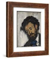 Portrait of Antoine-Fortuné Marion, c.1871-Paul Cezanne-Framed Giclee Print