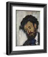 Portrait of Antoine-Fortuné Marion, c.1871-Paul Cezanne-Framed Giclee Print