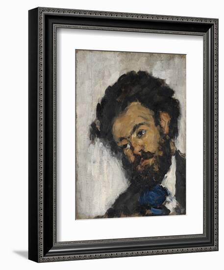 Portrait of Antoine-Fortuné Marion, c.1871-Paul Cezanne-Framed Giclee Print