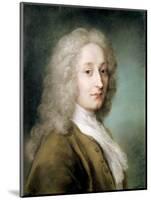 Portrait of Antoine Watteau (1684-1721)-Rosalba Carriera-Mounted Giclee Print